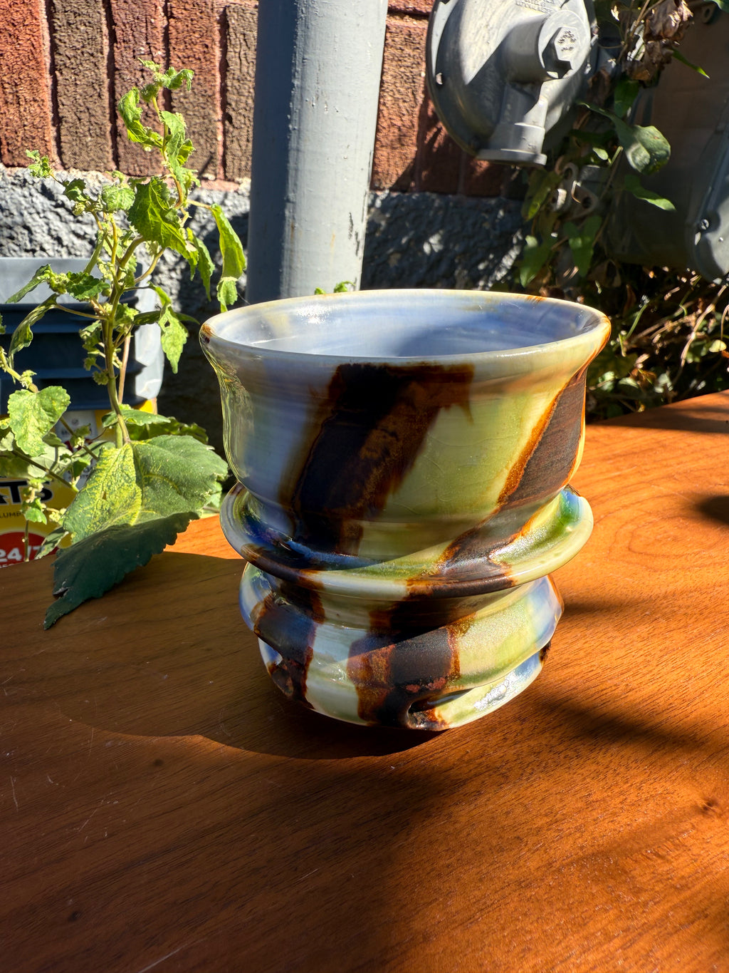 Striped cup