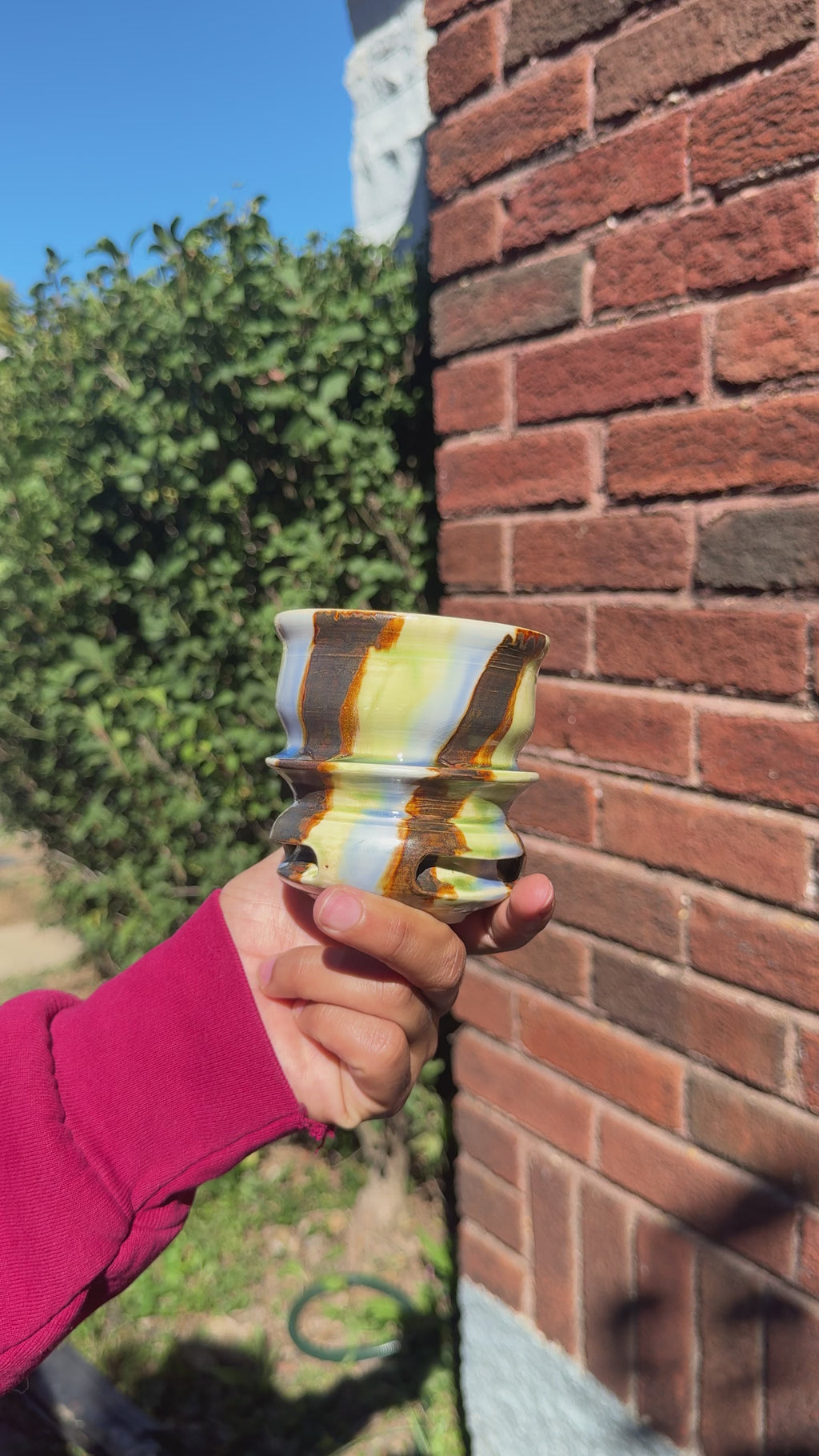 Striped cup